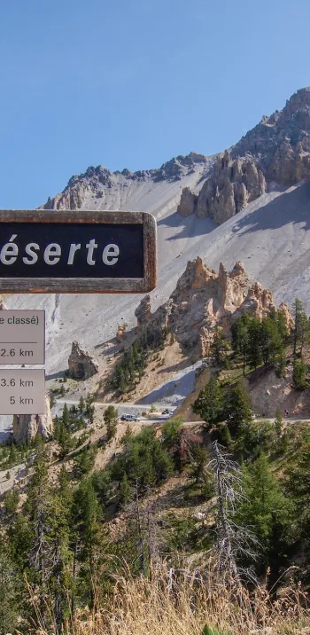 La Casse Déserte, Illustration der Erosionsarbeit