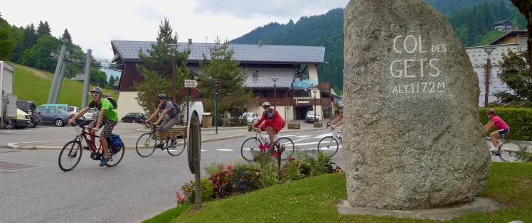 Col des Gets auf der Route des Grandes Alpes