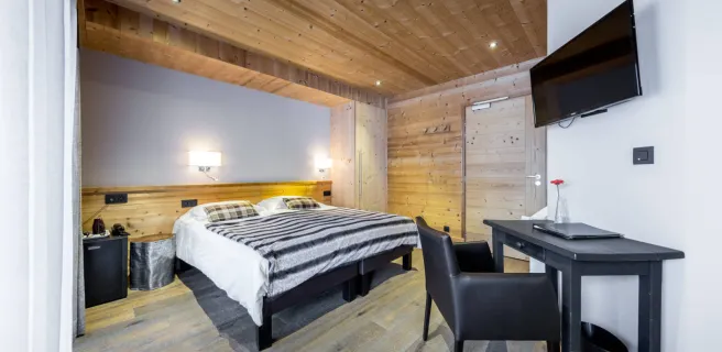 Vue sur la chambre lodge
