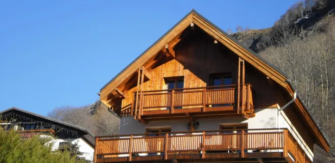 Chalet vue extérieure