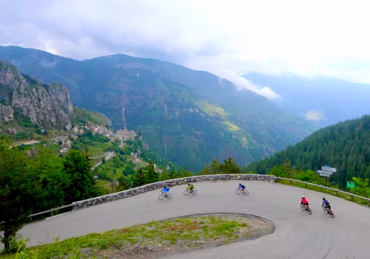 Südosthang des Col de la Couillole