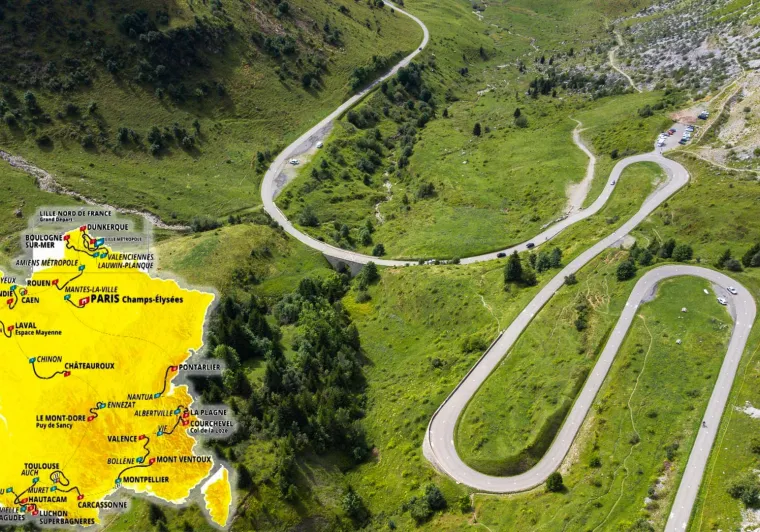 karte tour de france mit foto bergstraße