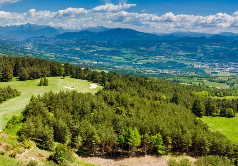 paysage depuis le col bayard
