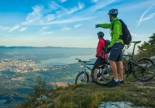 Die Chemins du Soleil, mit dem Mountainbike oder VTTAE