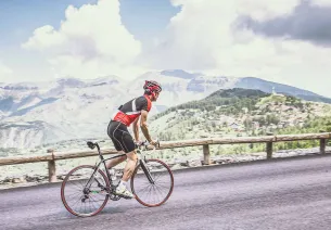 Radfahrer Valberg