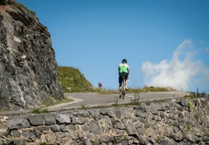 das Fahrrad in Valloire