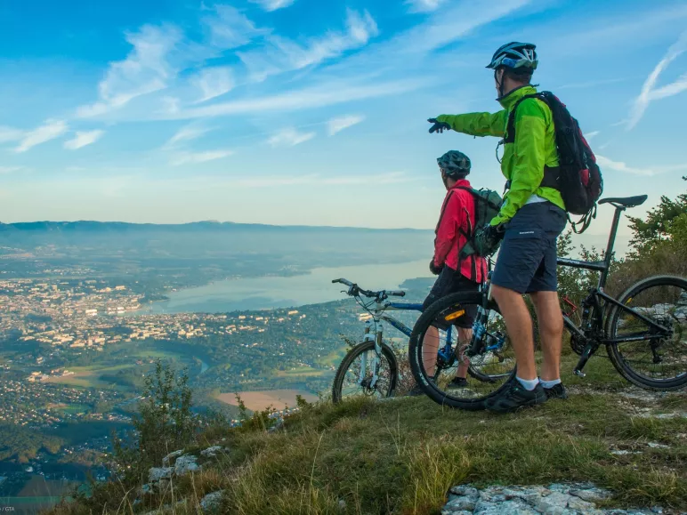 Die Chemins du Soleil, mit dem Mountainbike oder VTTAE
