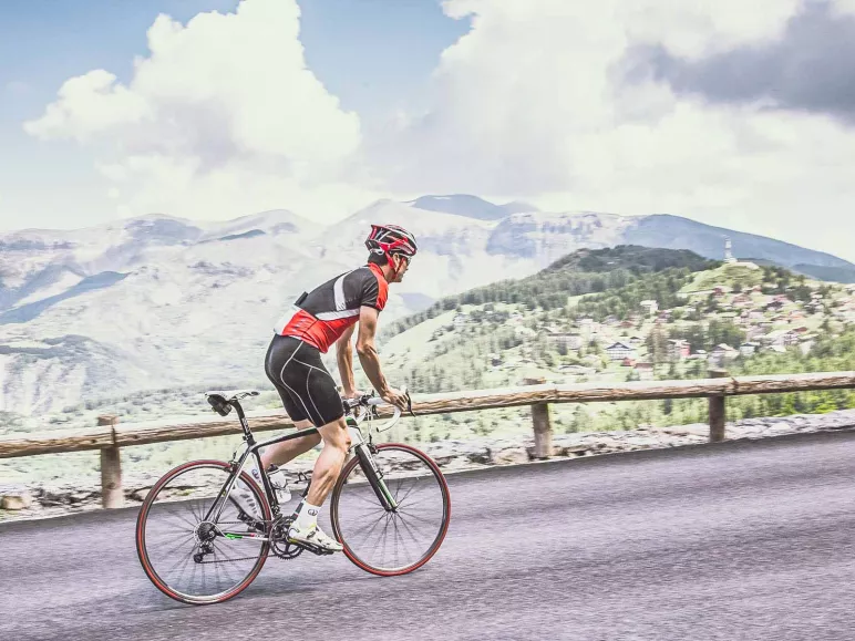 Radfahrer Valberg
