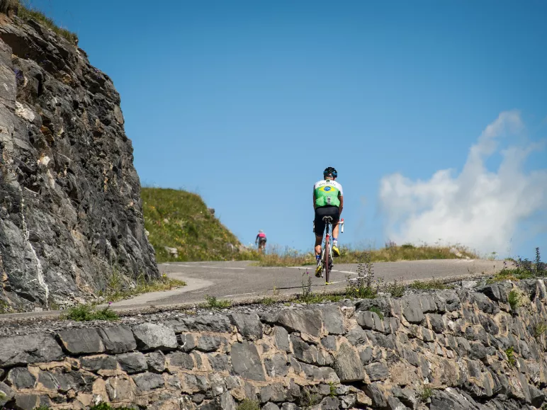 das Fahrrad in Valloire