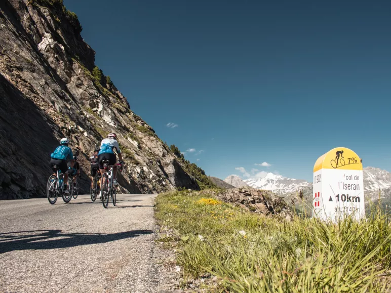 radfahren auf den col d'iseran